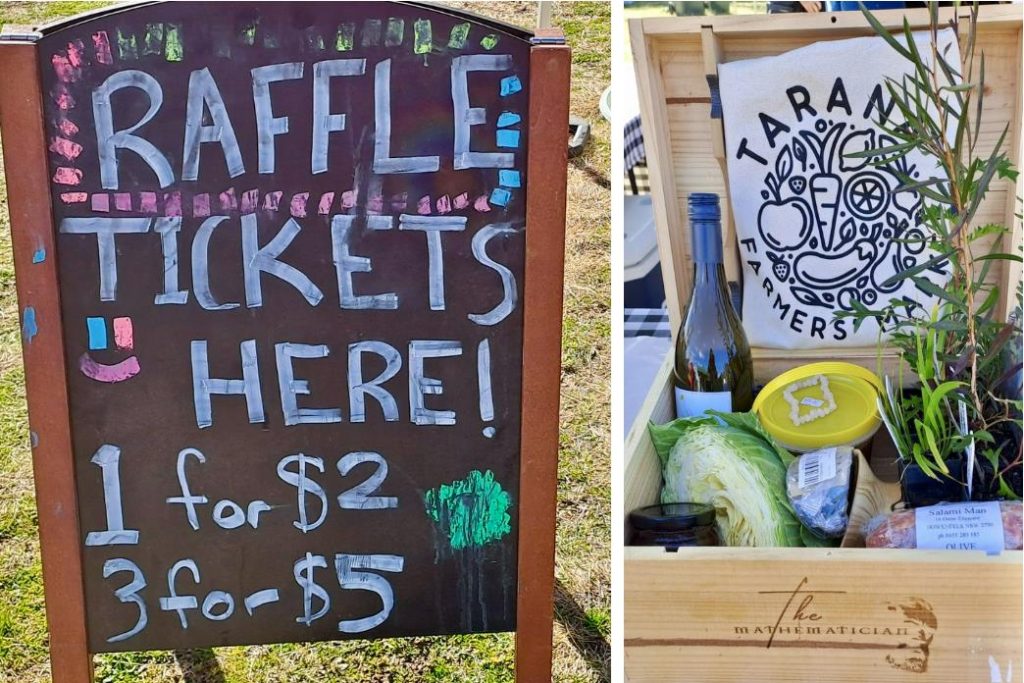 tarana farmers market raffle