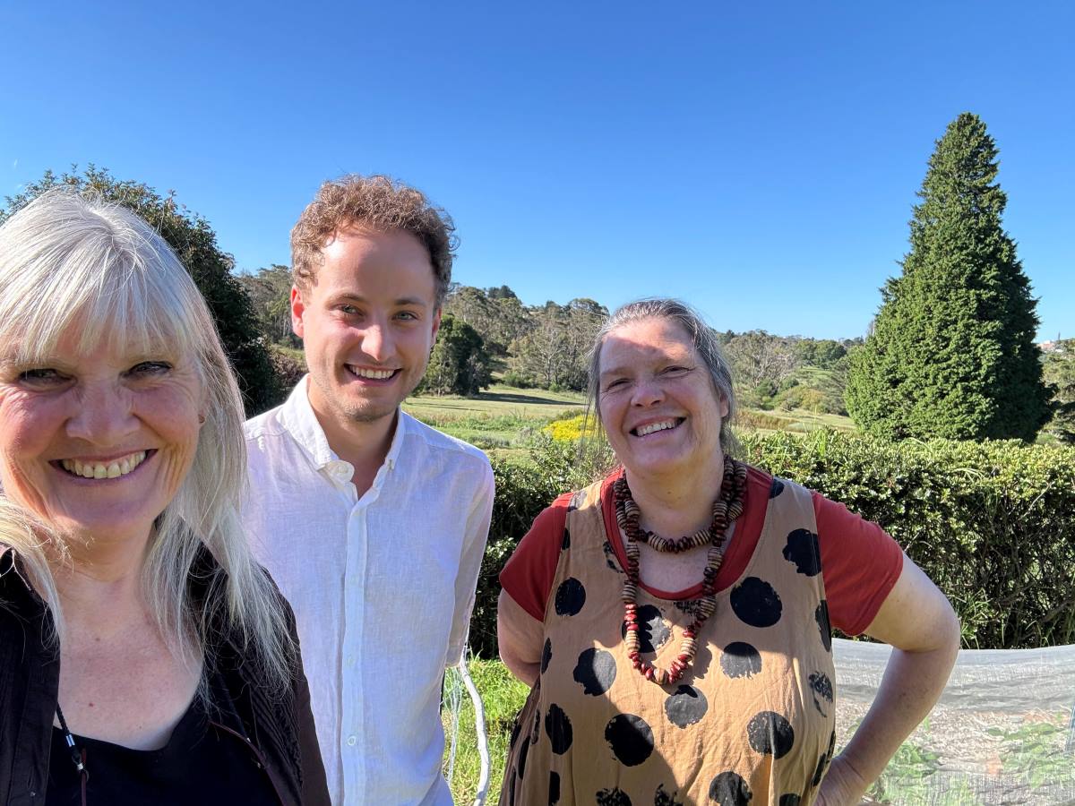 Louis Wauters at the Planetary Health Initiative in Katoomba