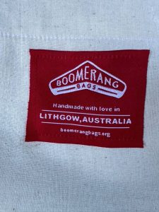 boomerang bags label