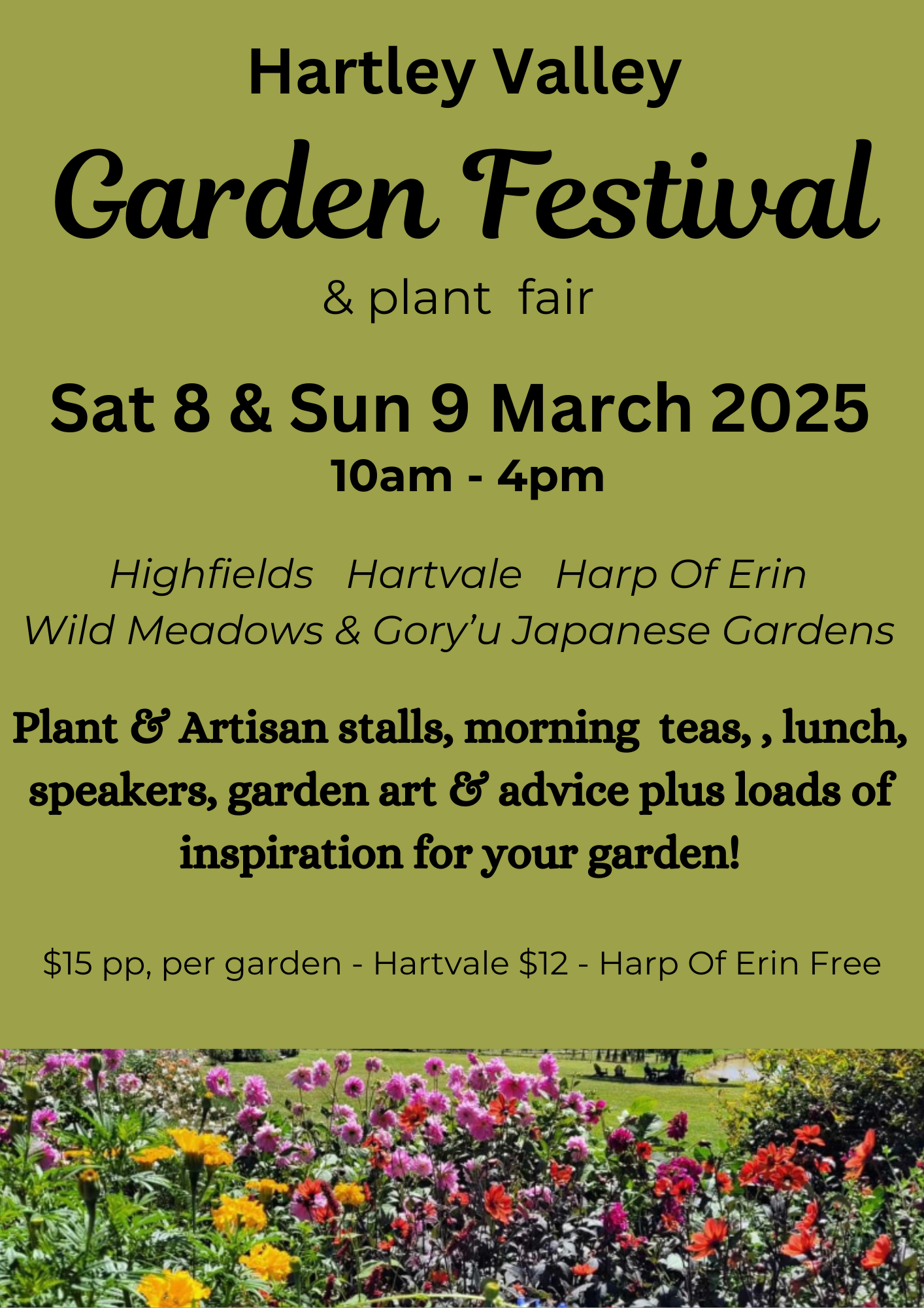 2025 hartley garden festival information